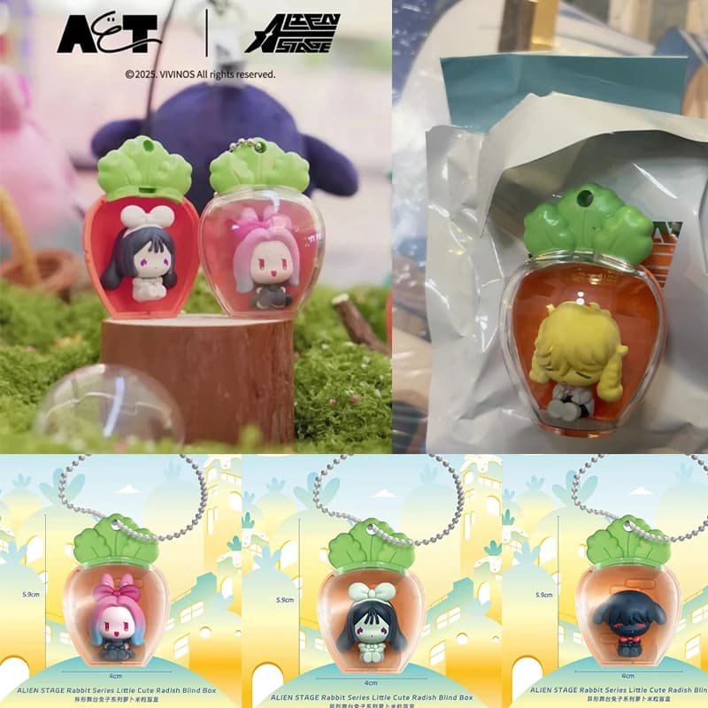 【prezzo basso】nuova serie ALIEN STAGE Rabbit Piccola scatola misteriosa cieca con ravanello carino IVAN Genuino Sua Luka San Valentino regalo di Natale caldo