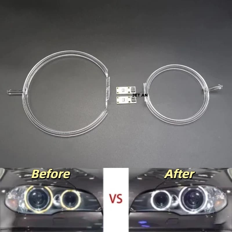 Auto Faro DRL CHIP Guida Striscia Per BMW X5 E70 2011-2013 Versione Europea Angel Eye Luce Bianca Zavorra HA CONDOTTO LA Sorgente luminosa