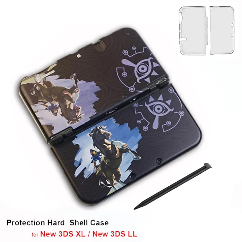 Anime Cartoon Protective Hard Shell Console NEW 3DS XL/LL Host Game Protective Cover Case Part Casing Game Accessory w/ Stylus