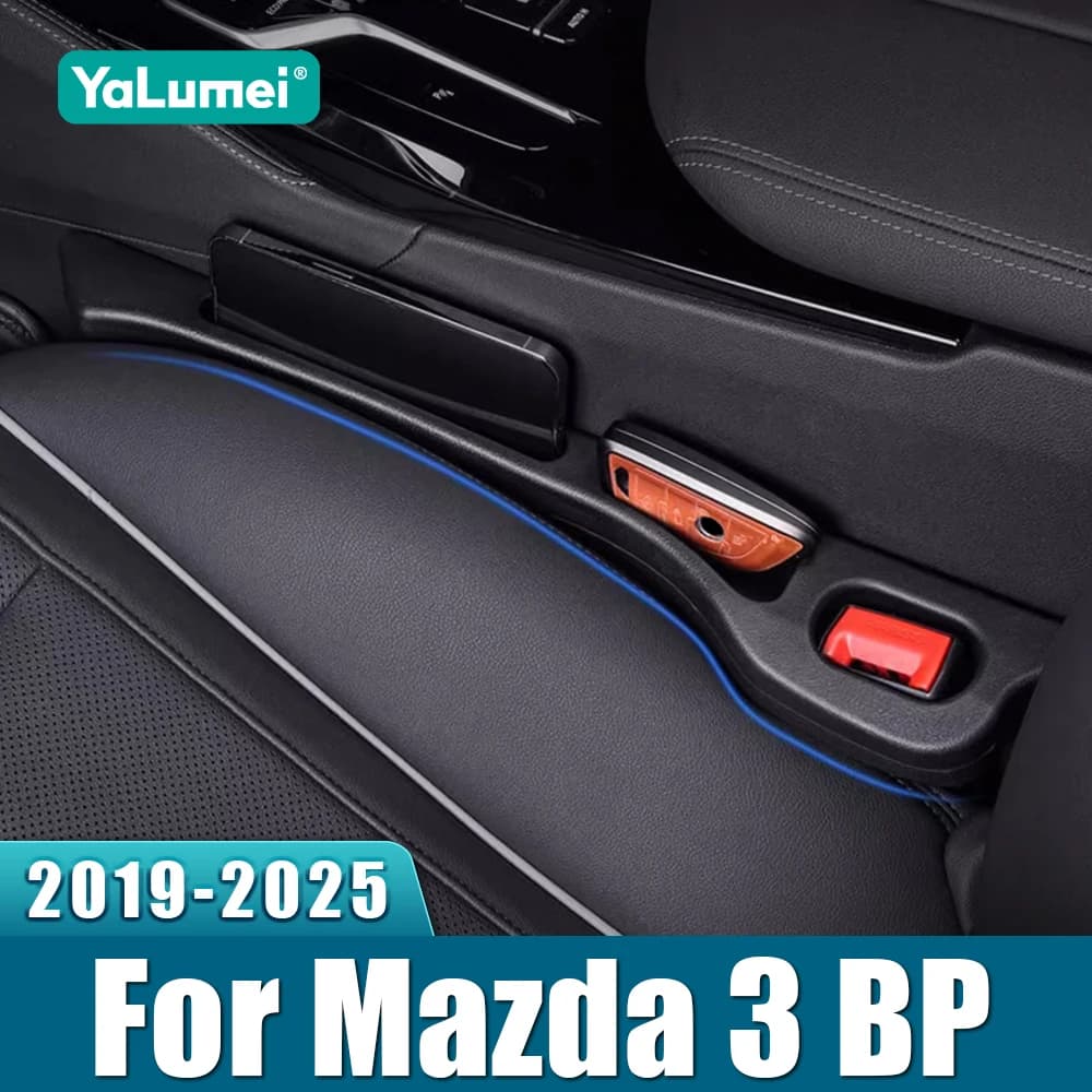 Seggiolino auto Gap Anti-perdite Fermacorda e ganci Slot Sedile Gap Organizer Per Mazda 3 BP 2019 2020 2021 2022 2023 2024 2025 2026 Mazda3 Axela