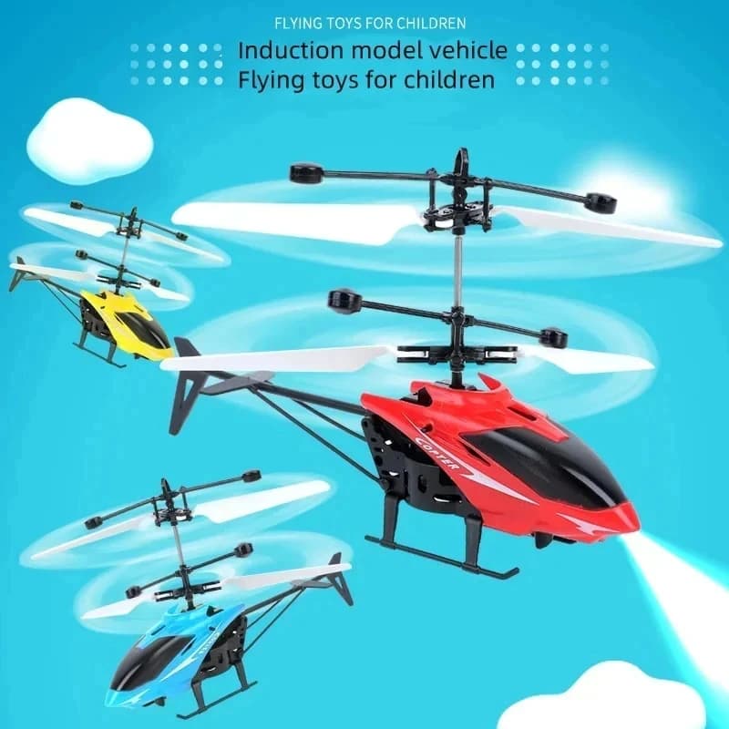 Mini drone RC ricaricabile, elicotteri RC sicuri e resistenti alle cadute, giocattoli per bambini (senza batteria del telecomando)