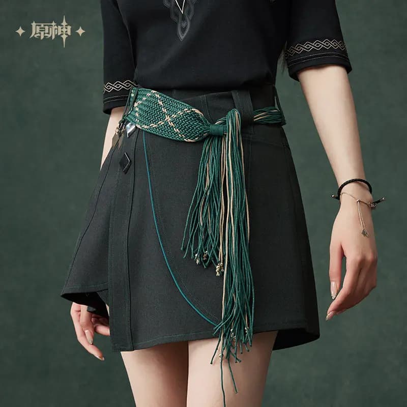 Gonna originale Alhaitham mIHOYO Game Genshin Impact Alhaitham Costume Cosplay Accessori anime per donna Regalo di compleanno