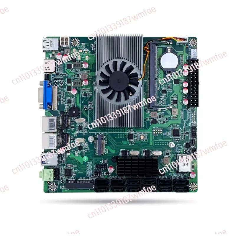 Scheda principale NAS di controllo industriale N95 Archiviazione N5095 Disco multi-duro 12SATA 2.5G/8111H doppia porta di rete IT
