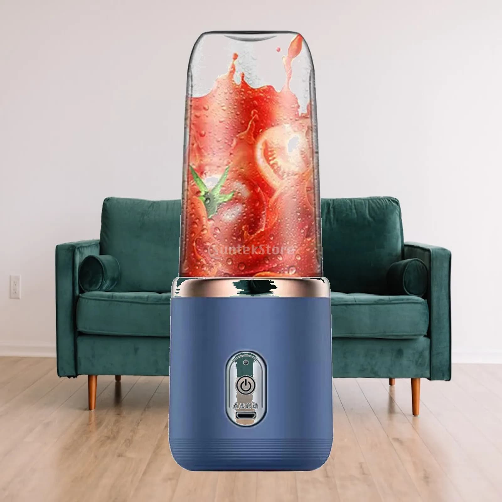 Mini Frullatore Portatile USB Ricaricabile, 400ml, per Frullati e Smoothie alla Frutta