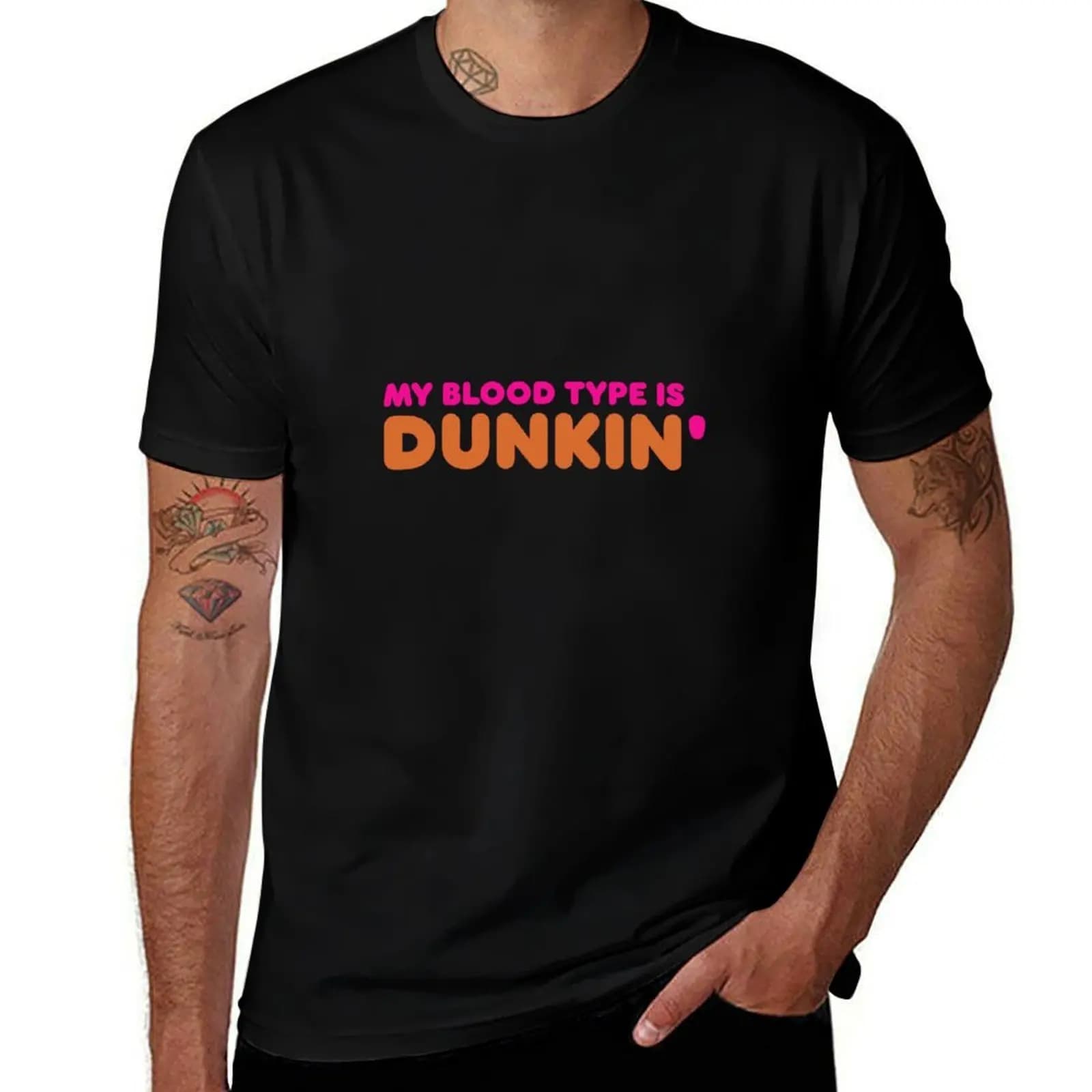 dunkin T-Shirt Lightweight Sport Basic T-Shirt
