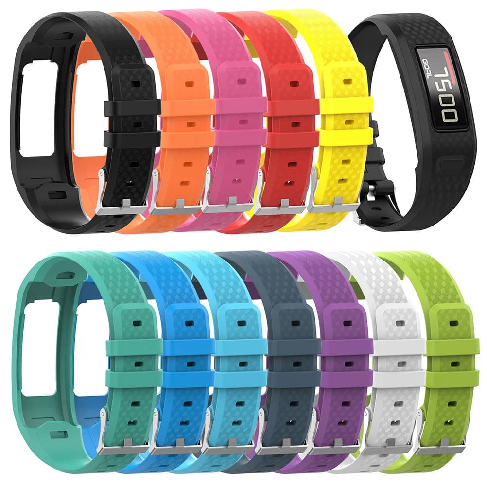 Watch Strap Smart Band Silicone Replacement Adjustable Size White Large Fashion Wristband for 2 Daily