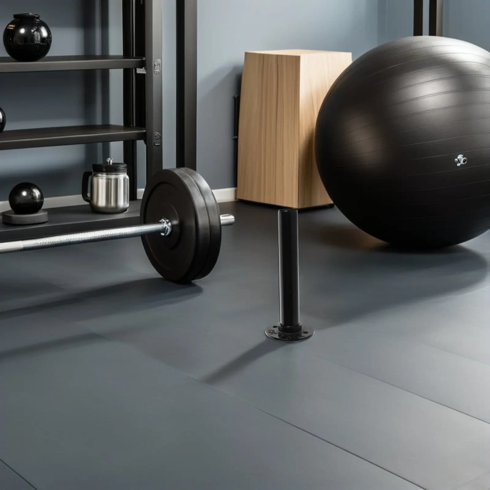 2 Pieces Wheel Bearing for Strength Training, Gym Organizer, Storage Solution for Home Gym, Support for Balance Sheets