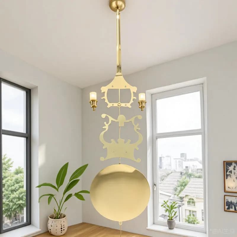 Pendulum Clock Replacement Kit, Traditional Mechanical Wall Clock Movement Parts, Accessories