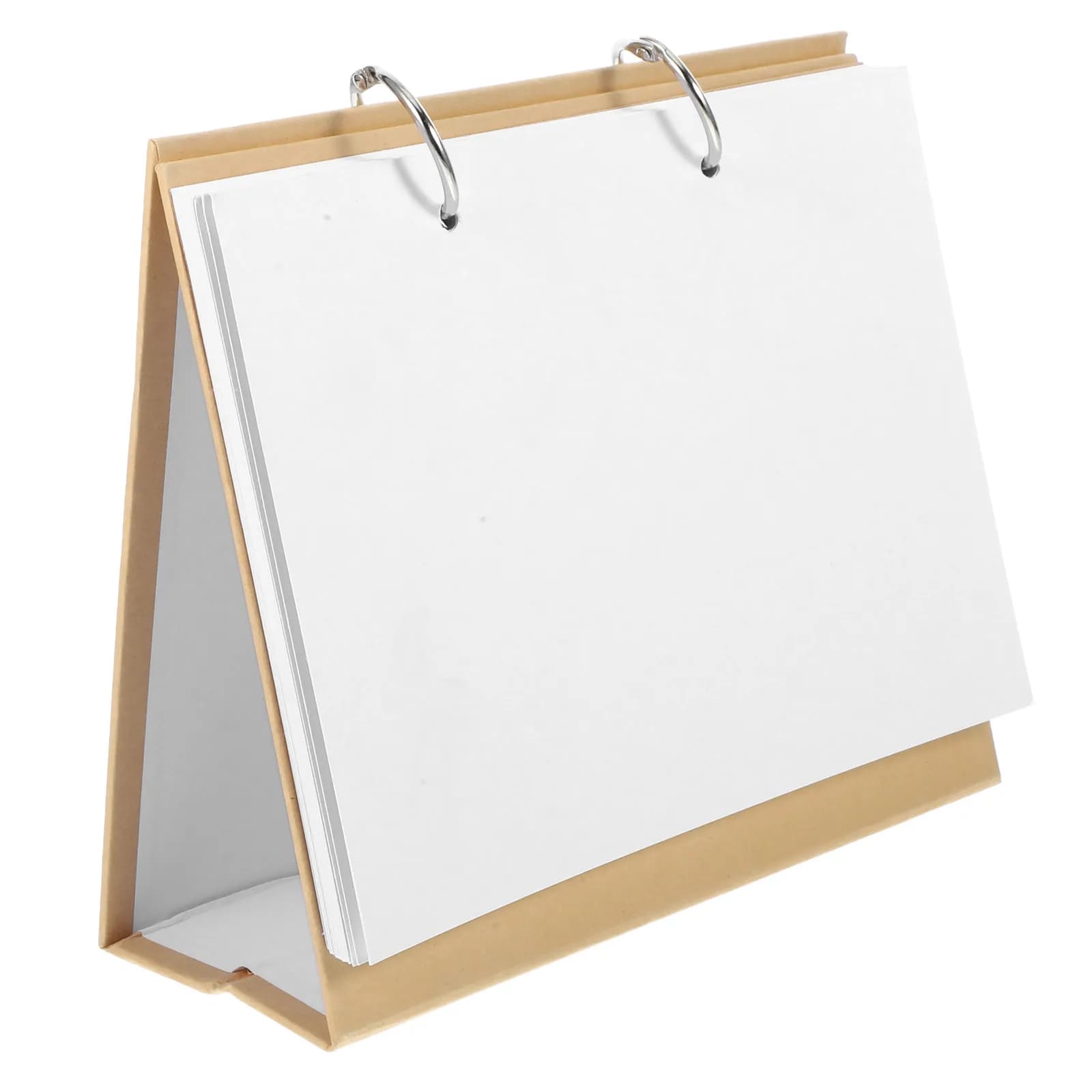 Calendario da Tavolo A5 Staccabile con Pagine Bianche, Blocco Note per Ufficio Fai-da-Te, Organizer con Pianellatore e Porta Appunti