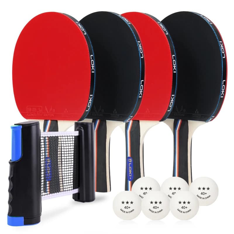 Professional ping pong game Portable ping pong set with custom ping pong rack for outdoor or indoor