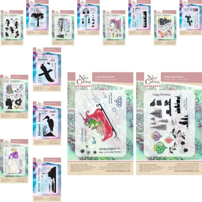 Looking Like Christmas clear silicone stamps for DIY scrap booking bullet journal craft supplies stamp photo album card making