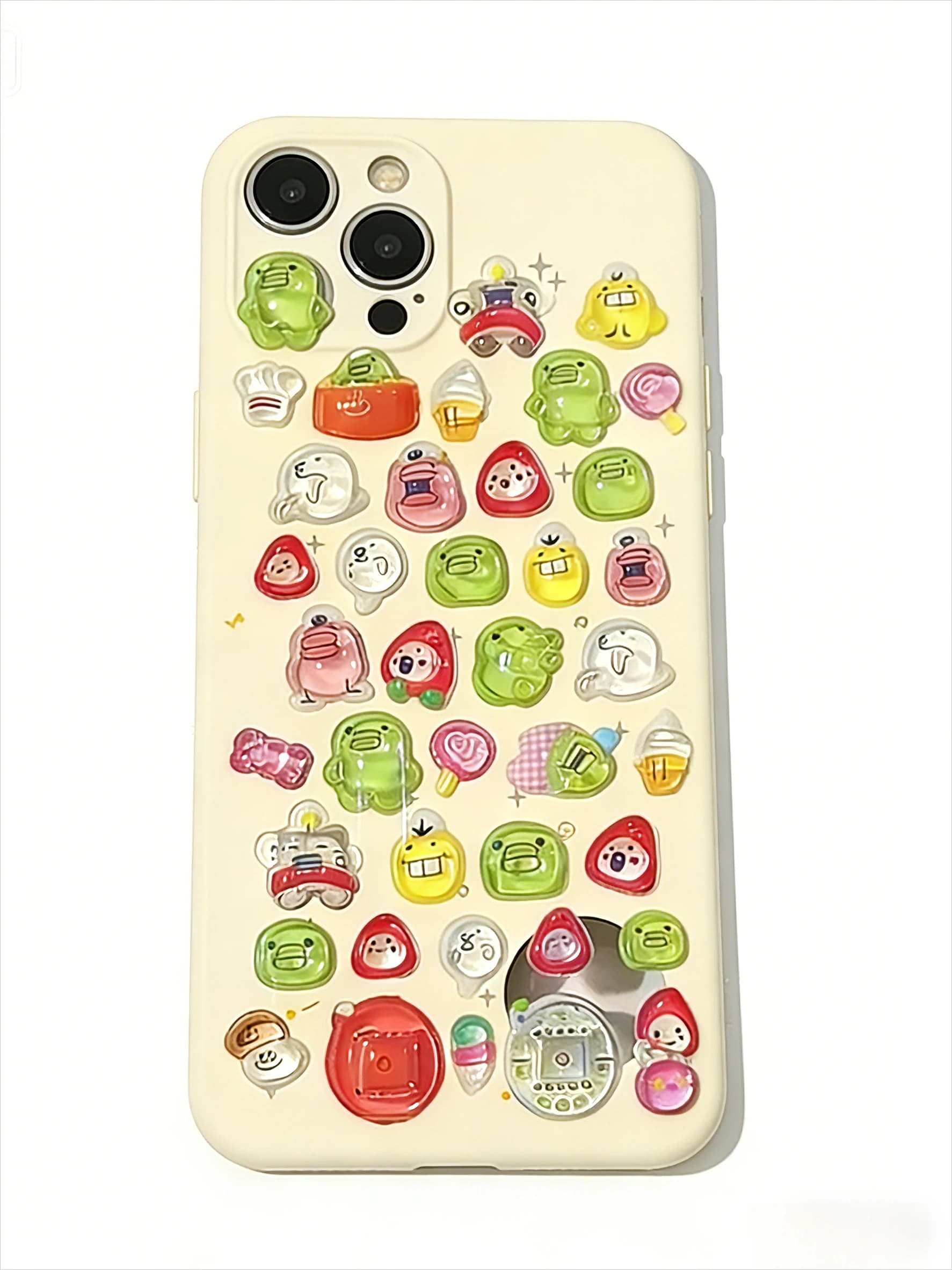 Adesivi Cartoon Tamagotchi per Scrapbook e Laptop, Regali e Gadget per Feste per Adolescenti dai 14 Anni in su