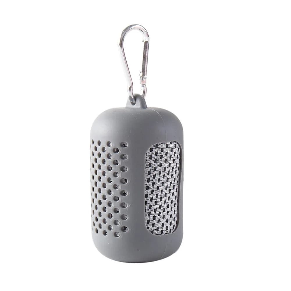 Asciugamano Sportivo Mini Riutilizzabile, Asciugatura Rapida, Portatile, con Borsa in Silicone, per Fitness, Yoga, Casa e Viaggio