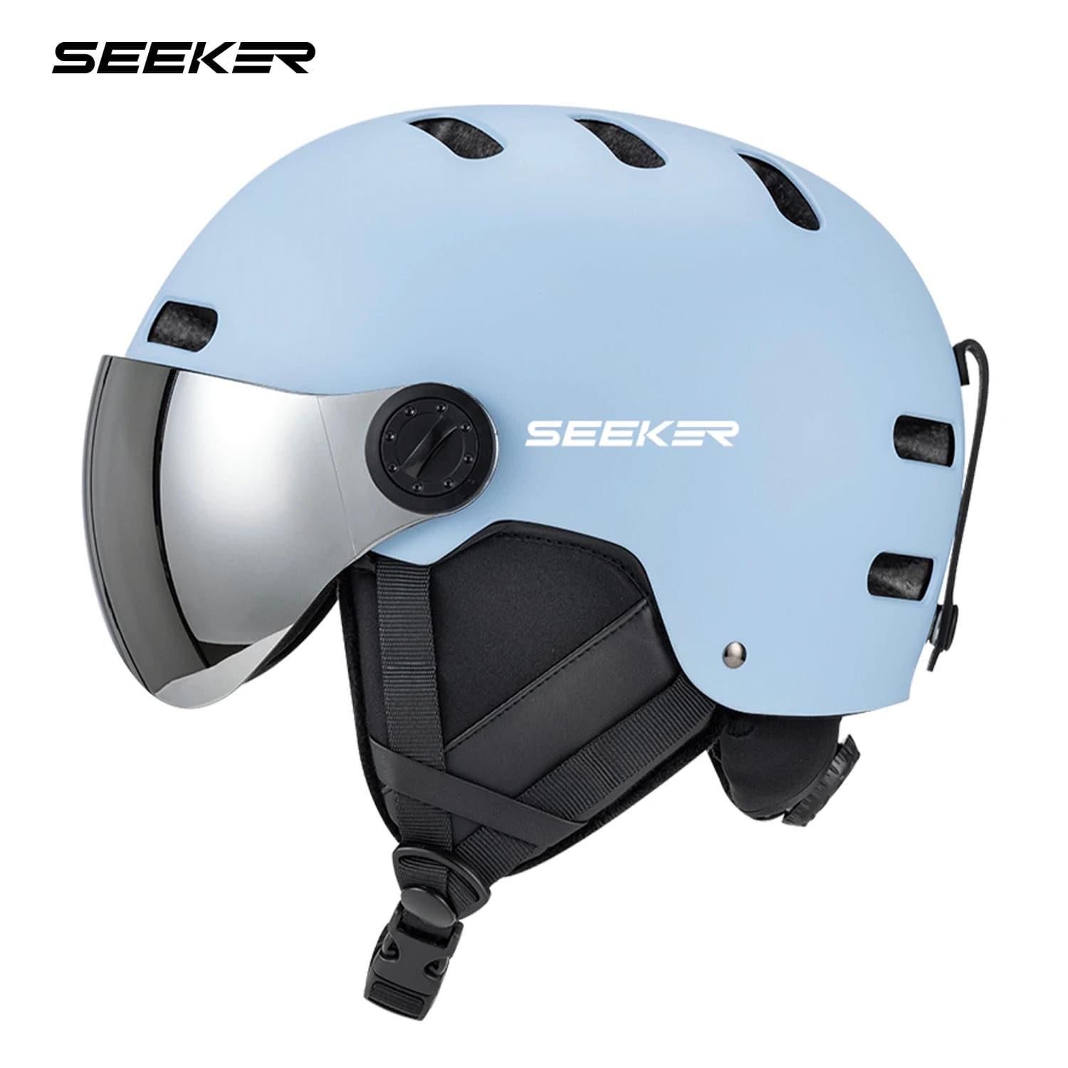 UMUSEEKER Winter Ski Helmet Unisex Anti-Collision Warm Snow Helmet Skating Ski Snowboard Double Board Ski Outdoor Sports Helmet