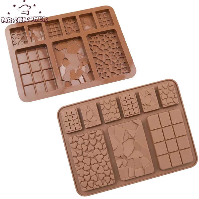 Stampi per cioccolato smontabili per uso alimentare, proteine siliconiche antiaderenti e stampi per barrette energetiche