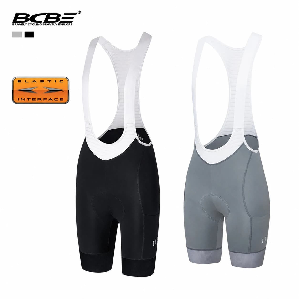 BCBE-ING Women Cycling Bib Shorts Elastic Interface 7H Pad Breathable Road Bike Bib Shorts with Pockets Quick Dry