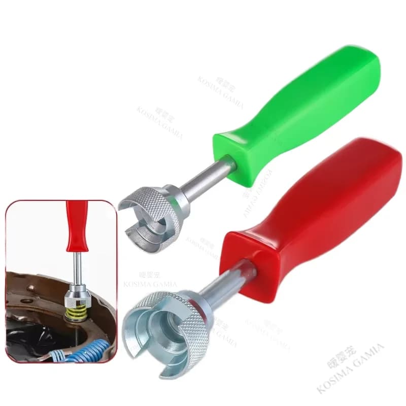 Compressore per Pastiglie Freno 5.7 Pollici, Strumento di Riparazione Freni a Tamburo per Auto, Installazione Rondelle di Fissaggio, Resistente all'Usura, Lunga Durata