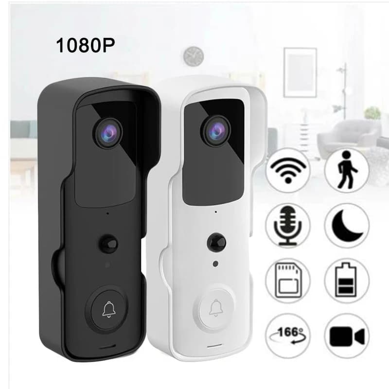 2MP 1080P Tuya APP Wireless WIFI IP Doorbell IR Night Vision Video Door Phone Visual Doorbell With Indoor Chime Door Entry