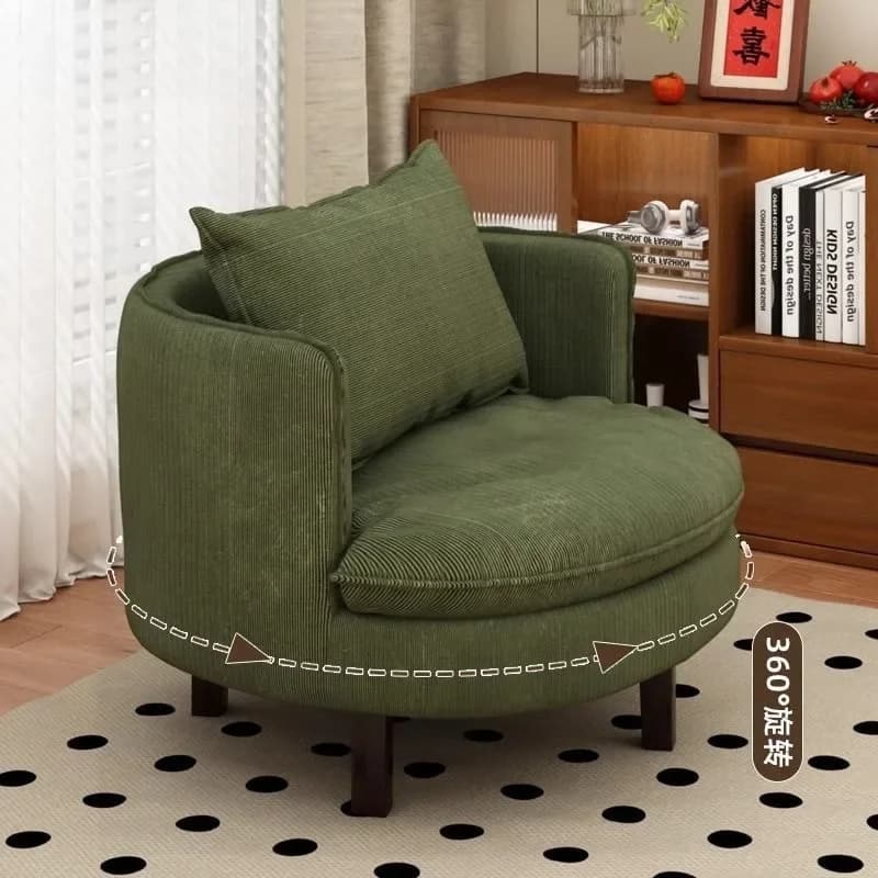 Poltrona Accent, Poltrona Relax da Terra, Poltrona di Lusso, Poltrona dal Design Moderno, Poltrona Singola Nordica per Gaming, Sala d'Attesa, Arredamento per Soggiorno