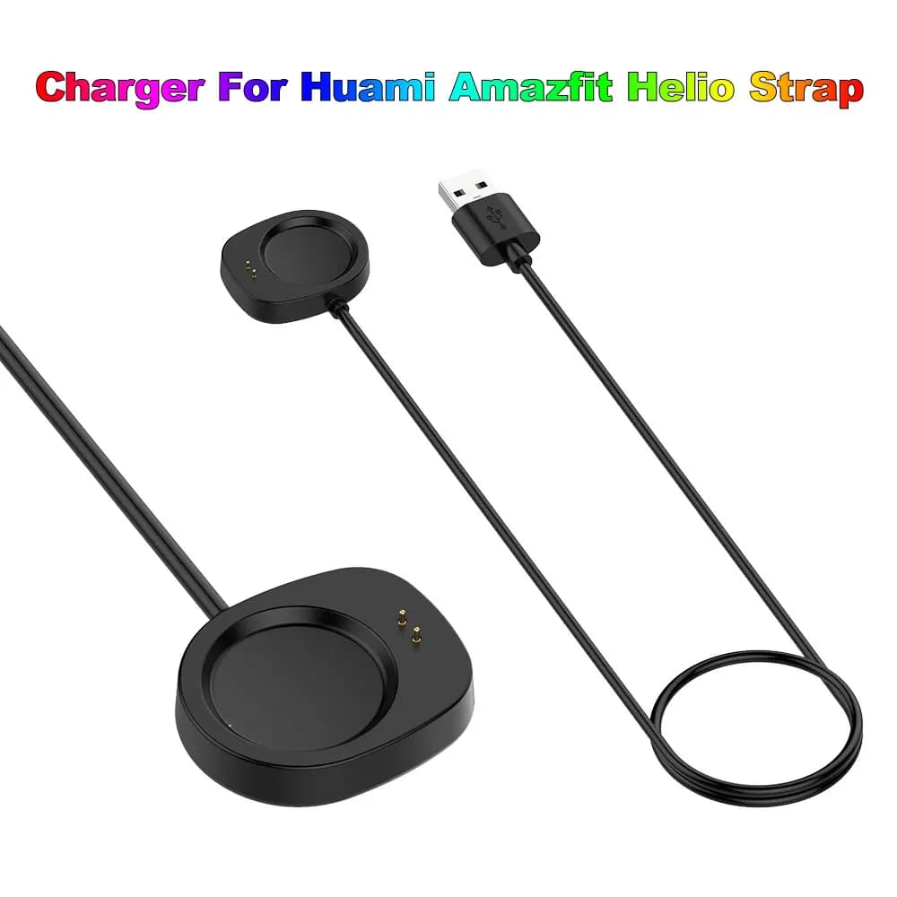 USB Charger For Huami Amazfit Helio Strap T-Rex 3 Smartwatch Replacement Charging Cable Amazfit Balance 2 Charger Accessories