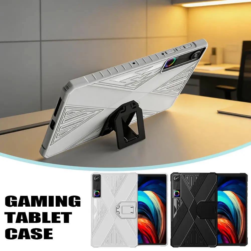 Custodia Protettiva per Lenovo LEGION Y700 2026 5a Generazione con Supporto Integrato, Cover Anti-Caduta in TPU per Tablet Gaming