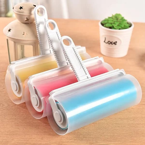 Water Resistant Reusable Lint Roller Washable Sticky 1Pcs Lint Remover for Clothes Pet Hair Furniture Car