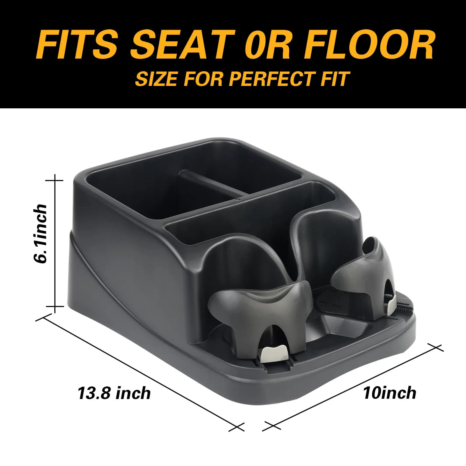 Piccola console centrale per auto, camion, minivan, SUV, organizer per veicoli, portabicchieri, organizer per sedile posteriore