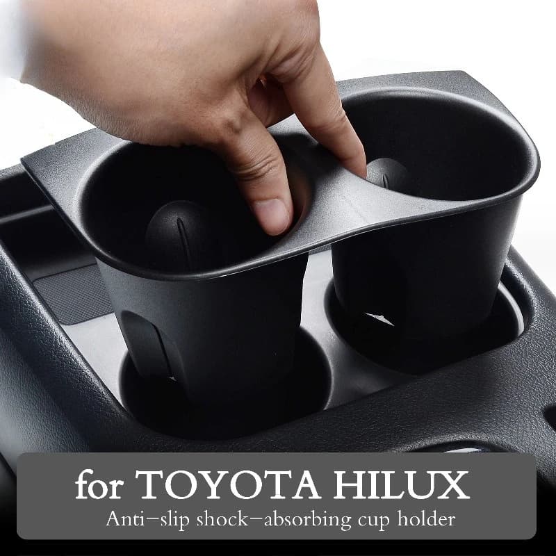 Cup Holder Limiter for Toyota Hilux Center Console Drink Adapter with Non-Slip Design Anti-Shake Water Bottle Organizer