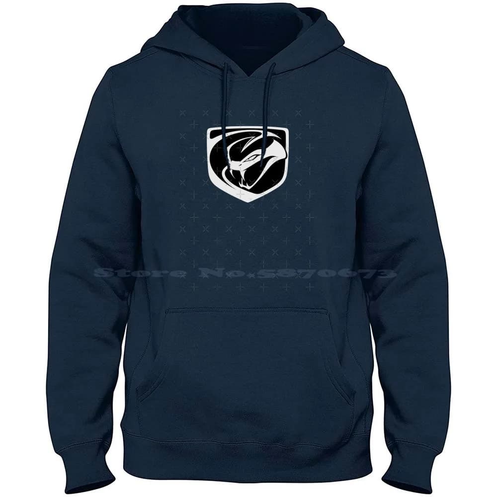 Viper Emblem (originale 1990S-00S Logo ) 100% puro cotone felpa con cappuccio Tshirt Viper Srt Gt Classic Muscle Car Drag Racing Retro V10