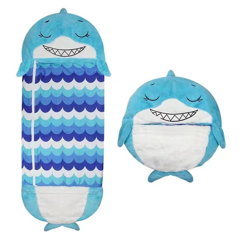 Sacco nanna per animali dei cartoni animati per bambini con cuscino pieghevole anti-calcio - Regalo di compleanno consolatore per bambini