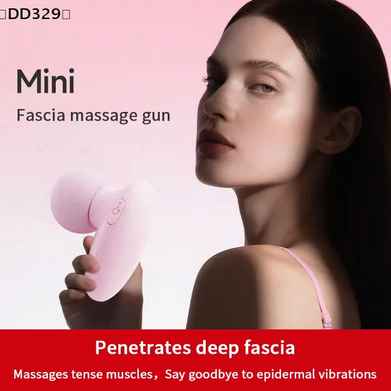 Massaggiatore Elettrico Portatile a Percussione per Viso e Corpo, Pistola Massaggiante per Rilassamento Muscolare Profondo e Sollievo dal Dolore〔DD329〕