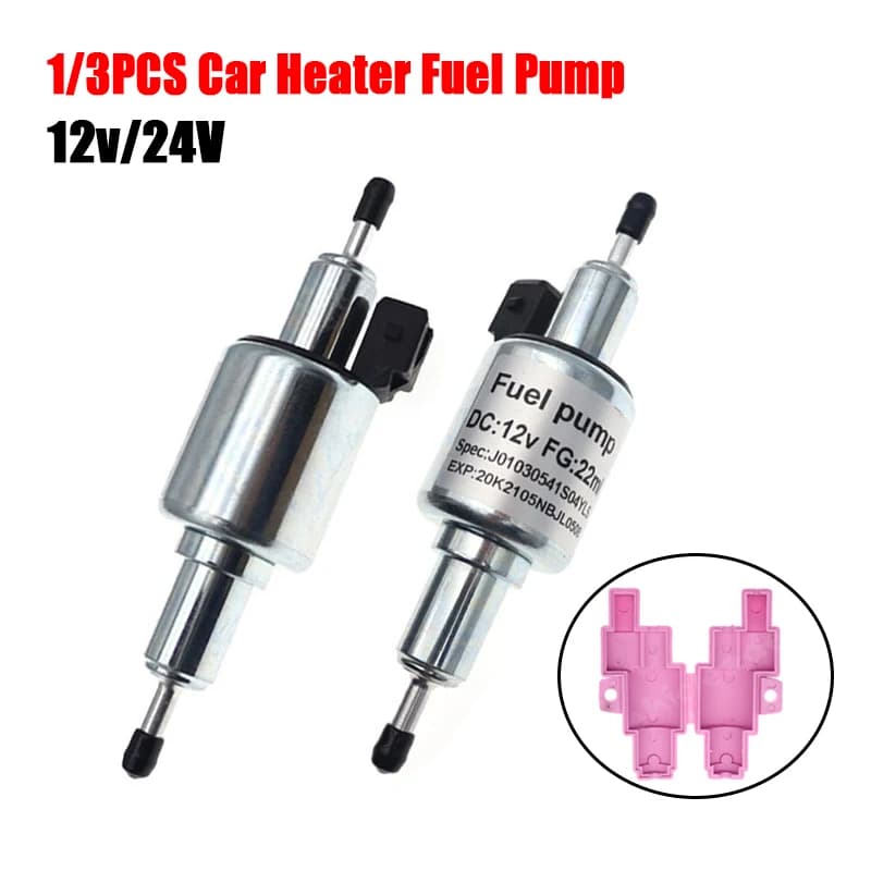 1/3PCS Universale Auto Riscaldatore Pompa Olio Combustibile Per Eberspacher Elettrico 12V/24V 1KW-5KW Aria Riscaldatore di Parcheggio Riscaldatore Diesel pompa olio