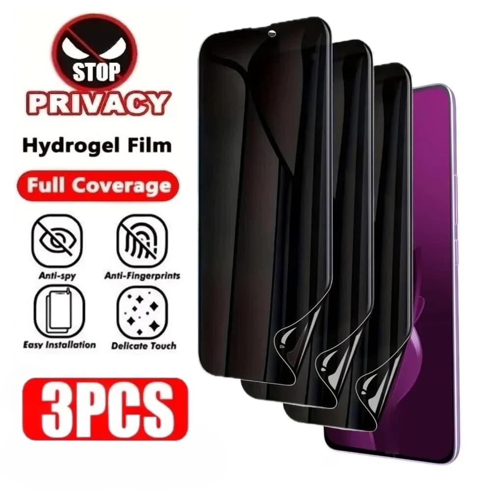 3 pezzi pellicola idrogel anti-spia per Xiaomi Poco F7 Ultra F6 F5 Pro F4 protezione schermo per Poco X7 X6 X4 X5 Pro pellicola a copertura totale