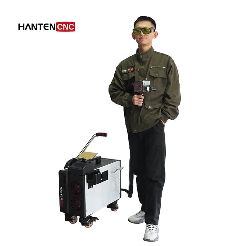 Pulse Laser Cleaner 500W Air Cooled Portable Handheld Oil Paint Rust Removal Metal Surface Cleaning Industrial Equipment