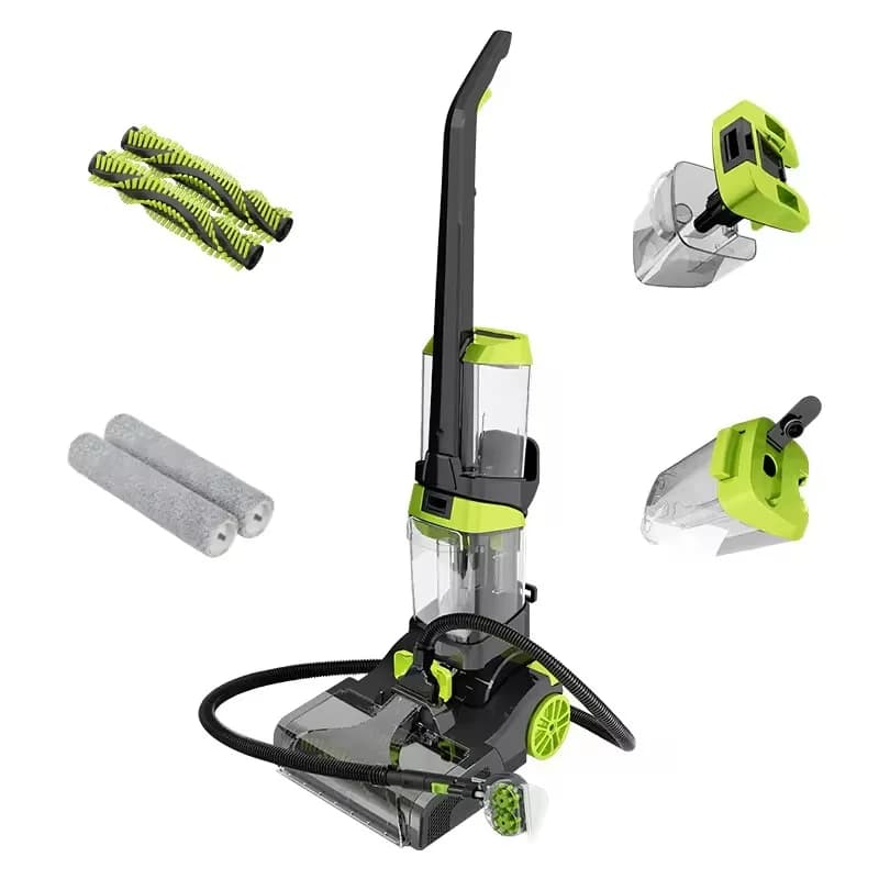 2024 Aspirapolvere portatile asciutto e bagnato Lavare moquette e seggiolino auto Shampooer verticale Aspirapolvere Power Dash Pet Tappeto Cleaner