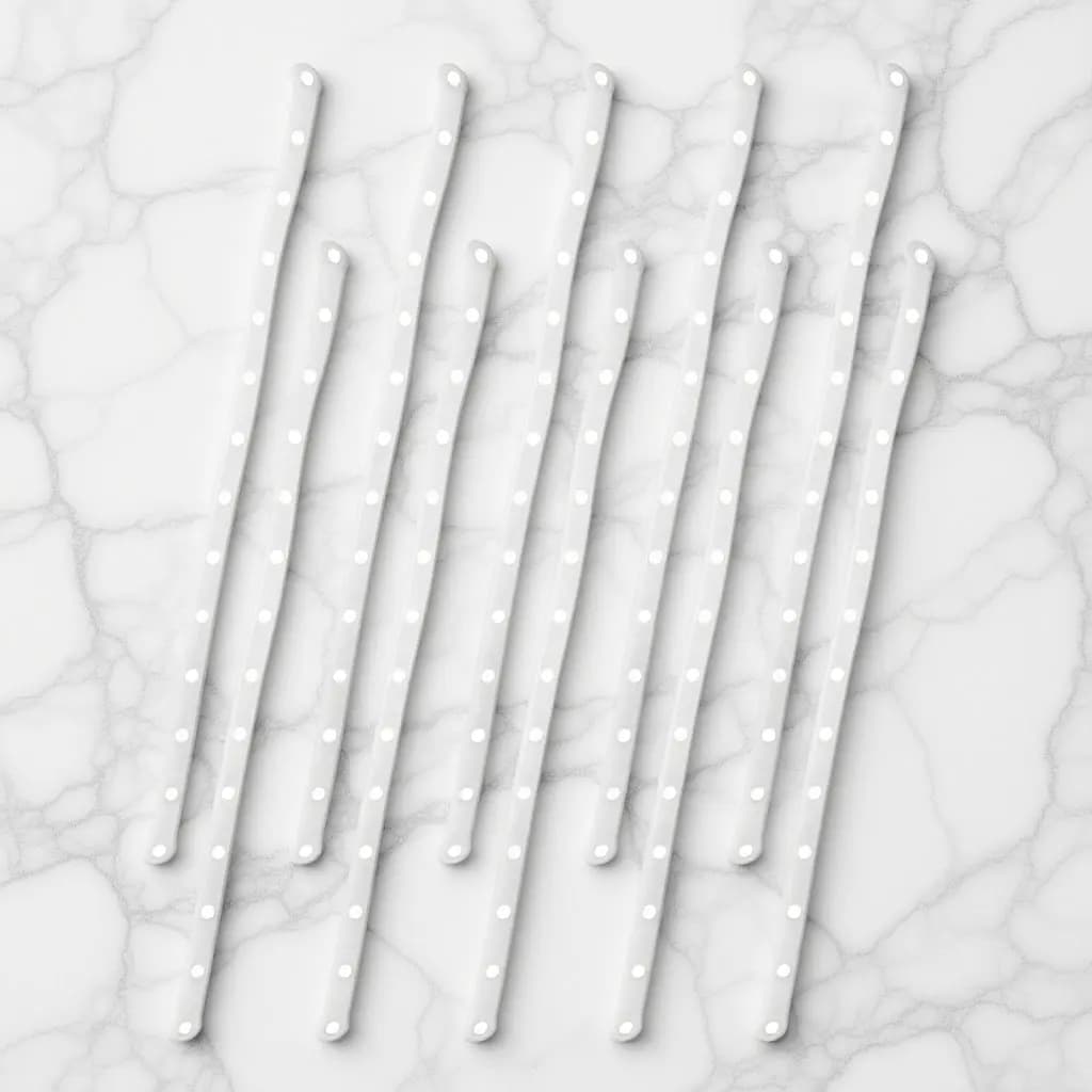 10 Pcs Clothes Hangers Garment Extensions Display Strips Connectors White Clothing Closet Organizing