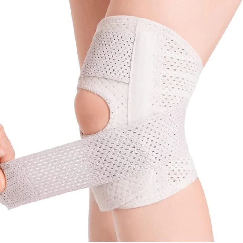 Ginocchiera con stabilizzatori laterali Allevia il rasgo del menisco Dolore al ginocchio Sollievo dal dolore articolare Ginocchiere di supporto per ginocchio regolabili e traspiranti