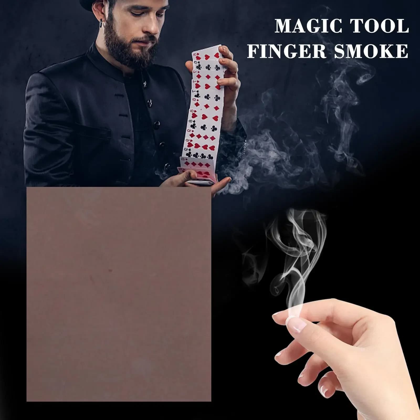 Carta Magica Chimica: Trucco Magico da Vicino con Fumo dalle Dita, Effetto Fumo Infernale, Accessori per Palcoscenico, Oggetto di Scena Fantastico per Divertenti Trucchi Magici
