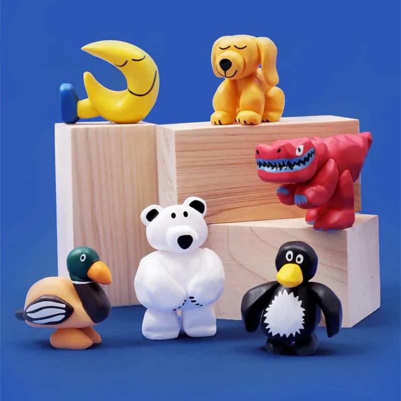 Disponibile Qualia Daisuke Kondo Collezione d'arte Serie 1 e 2 Orso polare Luna Cucciolo di animali Action Figures Collezione Decorazioni Giocattolo
