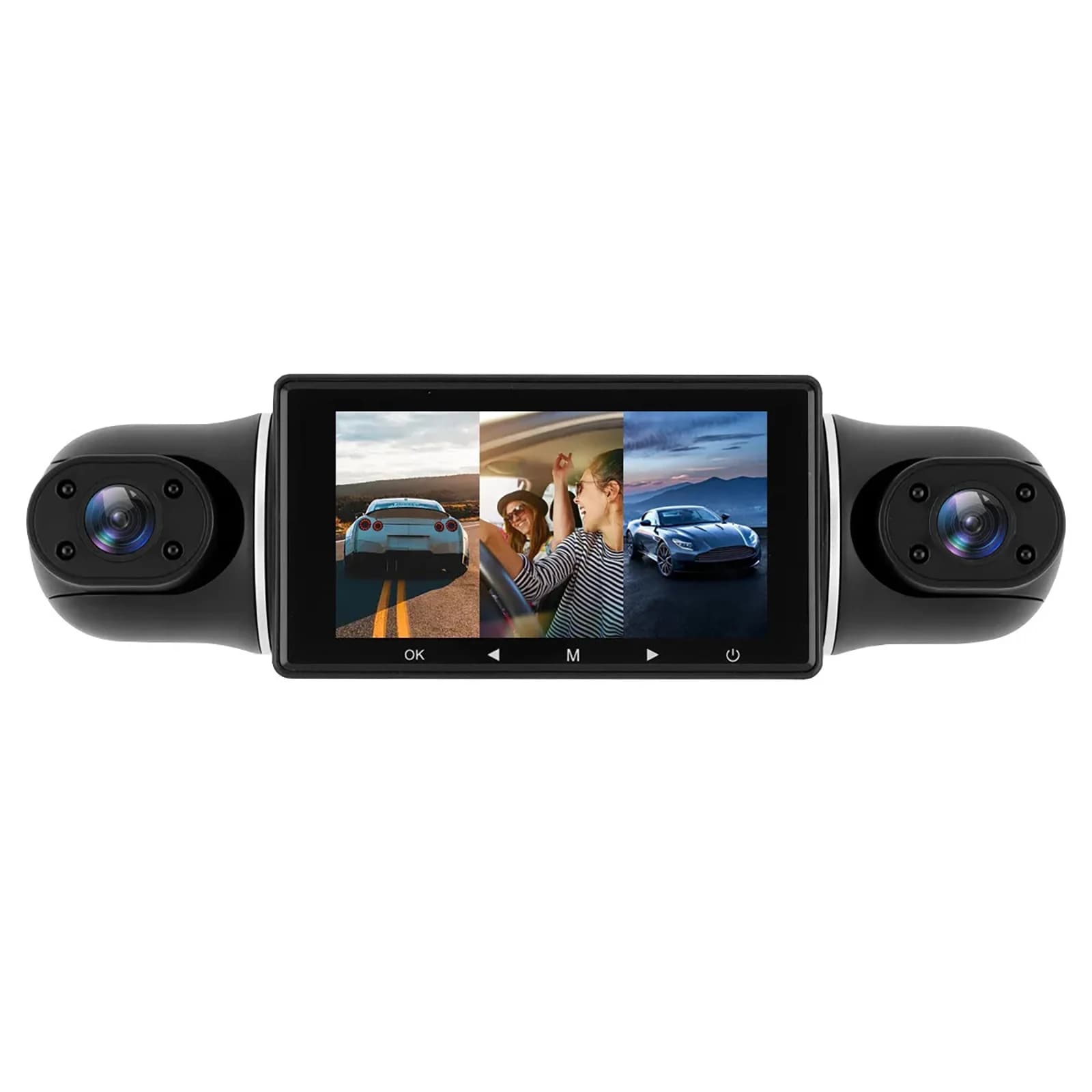 Car DVR Dash Cam WiFi 24H Parking monitor 4 lenses 1080P FHD DVR camera for dashboard G-Sensor night vision recording in Loop black box