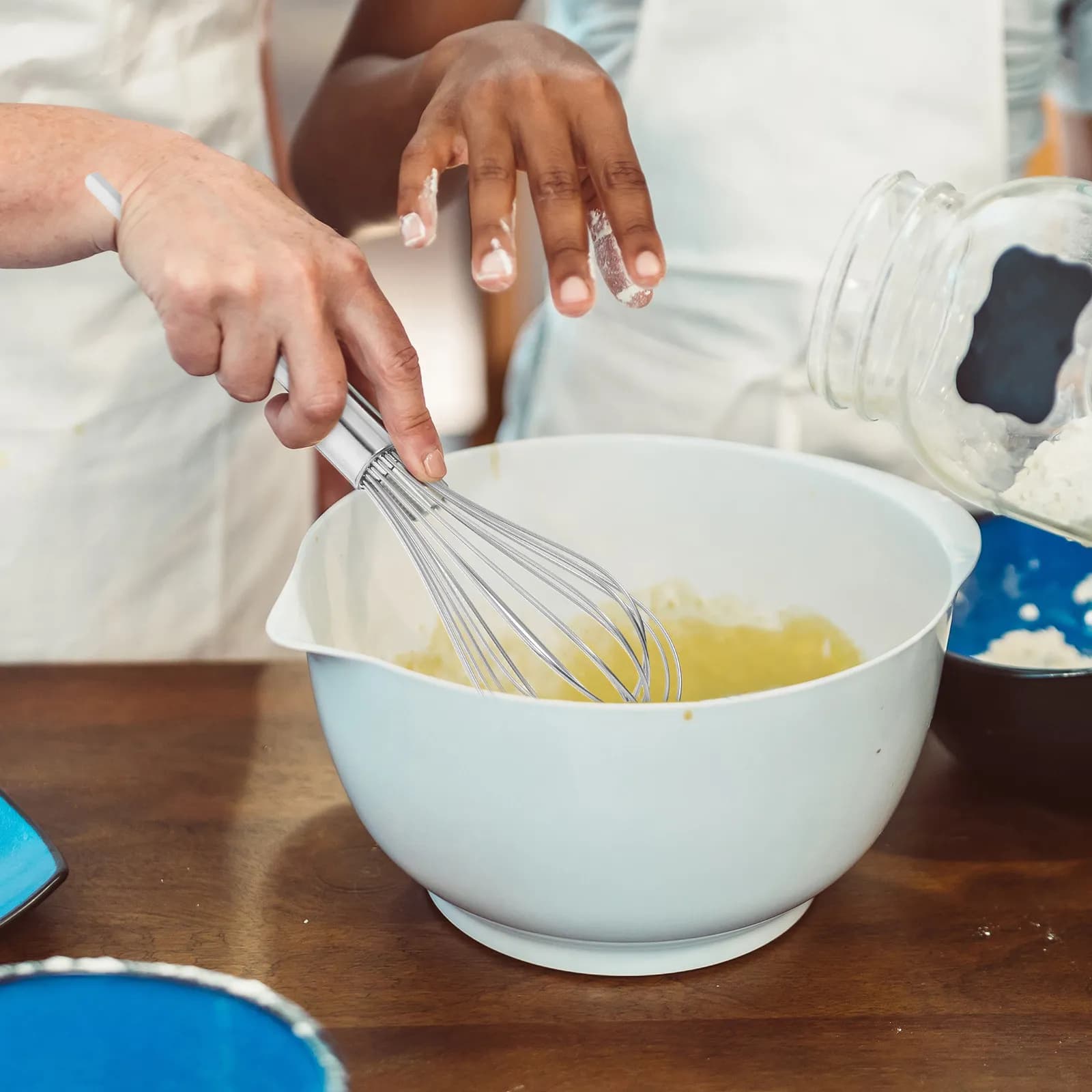 Frusta per Mixer in Acciaio Inossidabile, Accessorio Robusto per Impastare, Mescolare, Frullare, per Cucina e Pasticceria, Utensile da Cucina