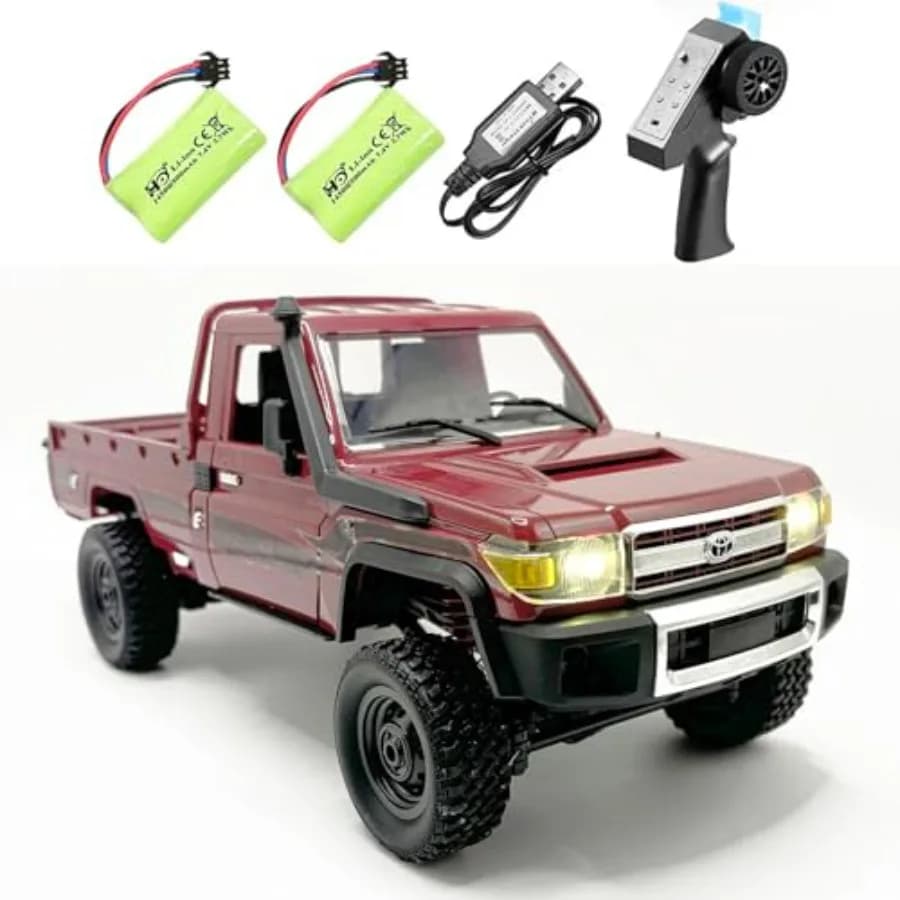 Auto RC Rock Crawler 4x4 Telecomandata, Scala 1/12, Fuoristrada Pickup RTR, Veicolo per Tutti i Terreni con Controllo Proporzionale Completo a 2.4GHz