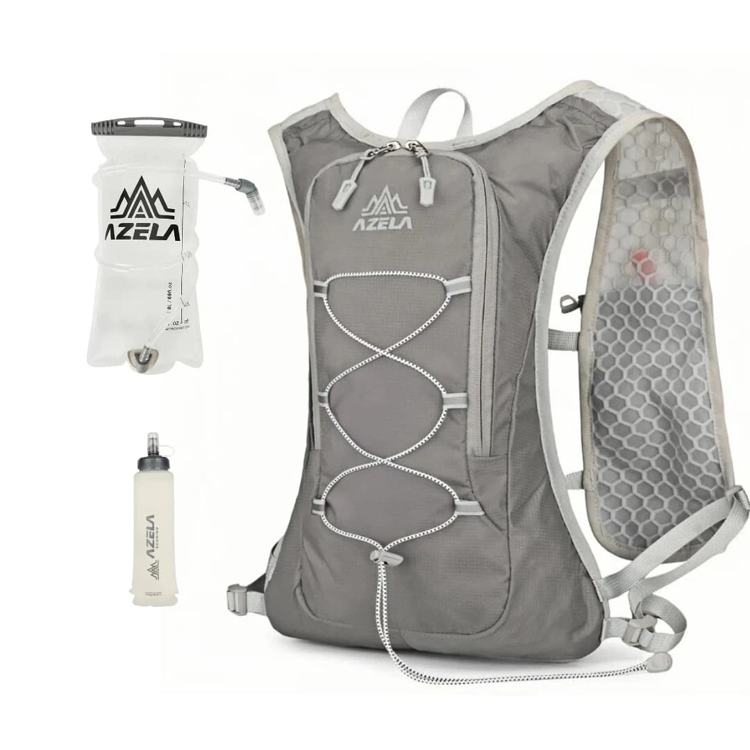 8L Running Hydration Vest Backpack Men Women Outdoor Sport Bags Trail Marathon Jogging Hiking Backpack Option Water Bag Flask