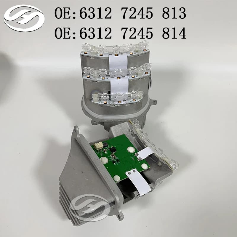 63127245813 63127245814 6311 7245 813 6311 7245 814 Modulo indicatori di direzione per fari Luce di curva a LED per serie 3 E90 LCI