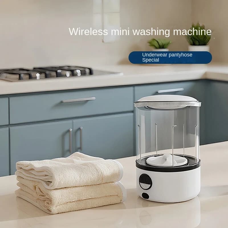 Nuova Lavatrice Portatile USB per Biancheria Intima, 2L, Completamente Automatica, per Calzini, con Funzione di Centrifuga