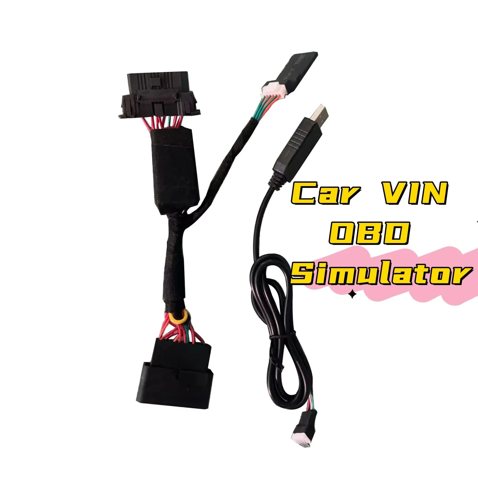 Car VIN OBD Simulator (Laptop Version) - Vehicle CAN Frame Number Modification, 500KBS Support for 11-bit and 29-bit Extended Fr