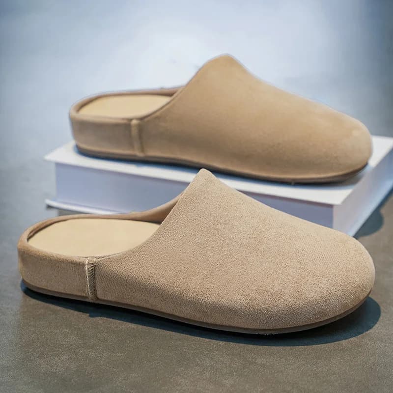Nuove Scarpe Boken da Uomo Primavera 2026, Comode e Larghe con Punta Larga, Ciabatte Baotou per Pendolari, Ciabatte Sportive Casual per Coppie
