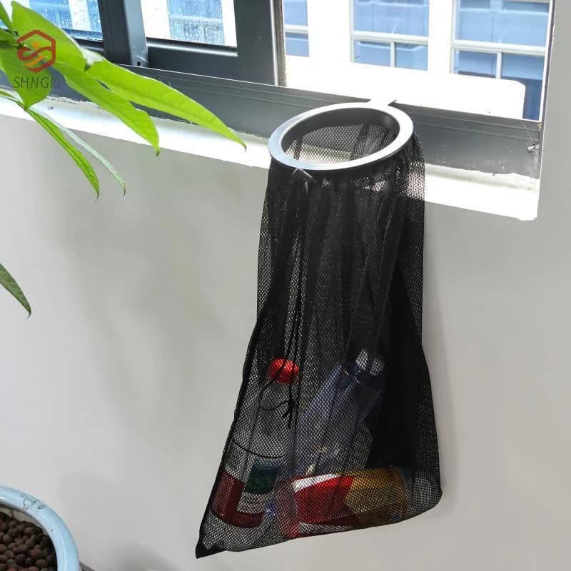 Outdoor Cooler Trash Can Accessory Cooler Can Holder Mesh Trash Bag For Boat Cooler & Outdoor T-Top Accessory 1PC