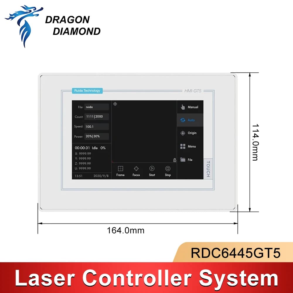 Standard Set Ruida RDC6445GT5 CO2 Laser Controller System Laser Control Panel for CO2 Laser Engraving Cutting Machine