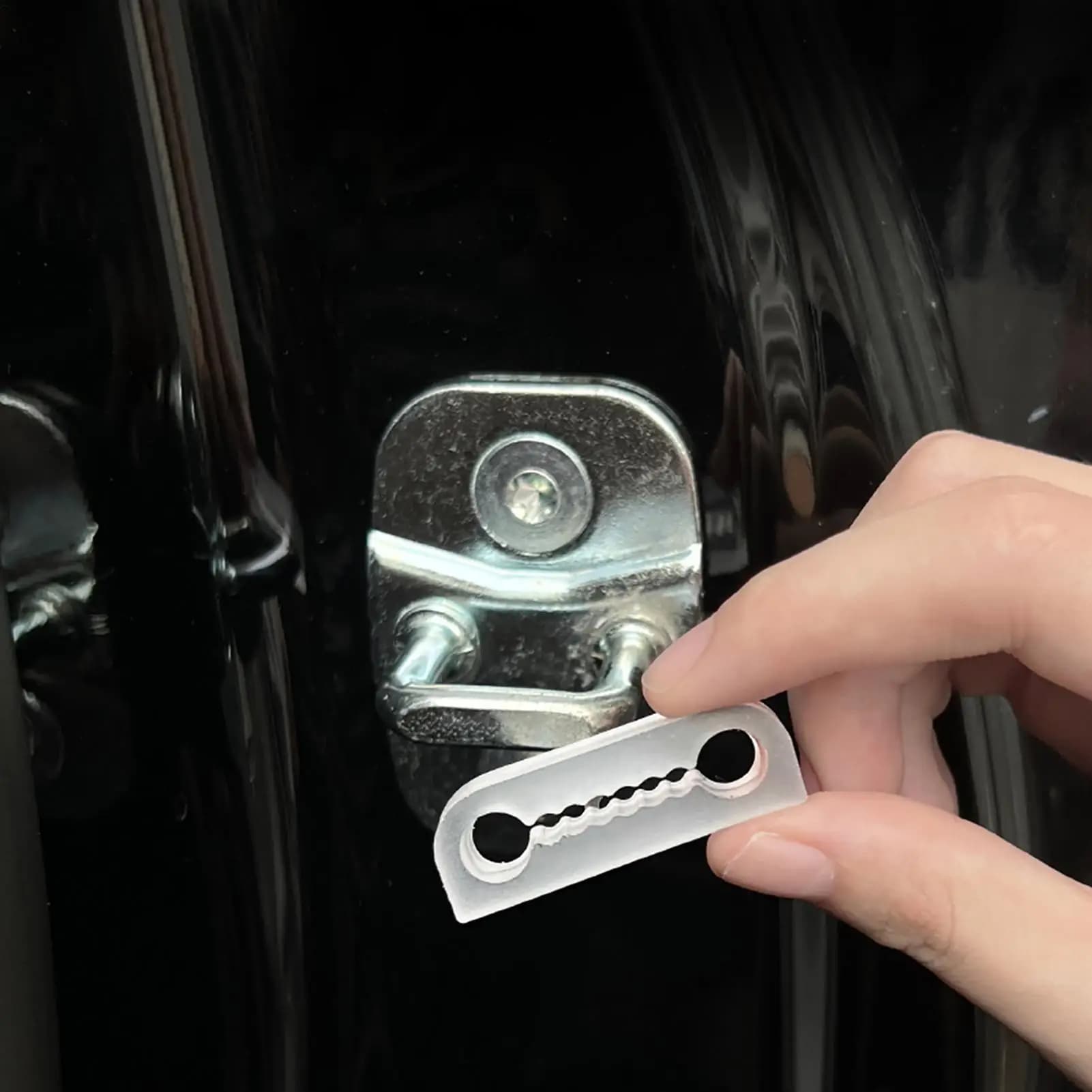 Fermaporta per auto, 4 pezzi, protezione anticollisione autoadesiva in gomma per chiusura silenziosa, per SUV, camper, berlina, rimorchio